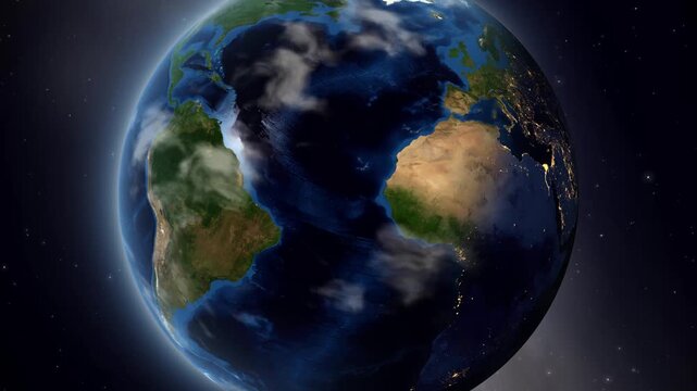 Satellite Zoom from Space to Capanema Brazil on Planet Earth