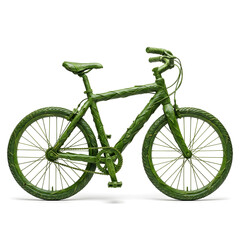 Fototapeta premium Cycle Made With Leaf 