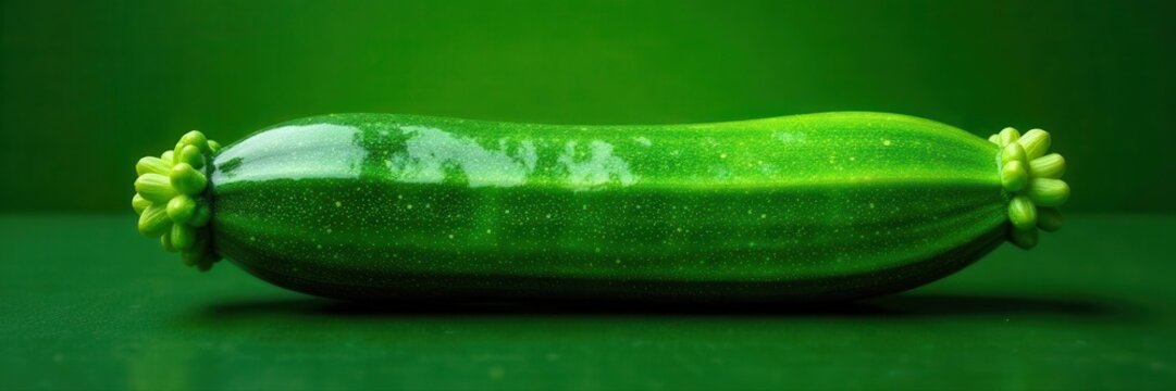 Single zucchini leaf, rich green hue, crisp detail , growth, backdrop