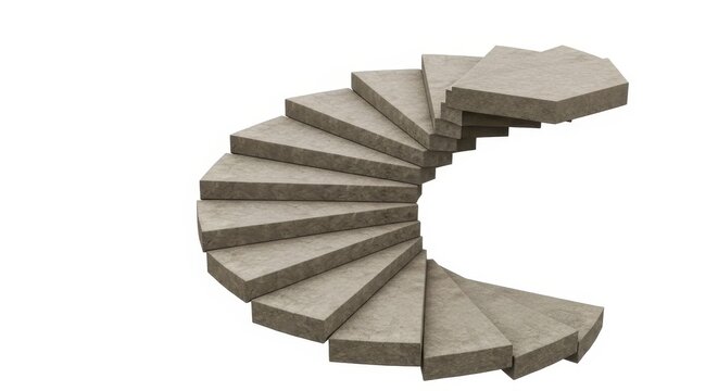 Wooden abstract geometric blocks stacked together