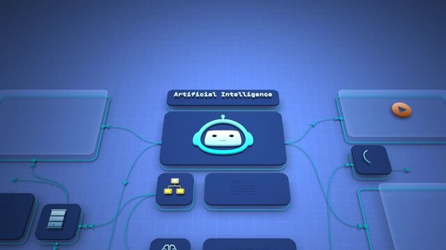 AI Agent Workflow Automation Processing Data and Generating Digital Content
