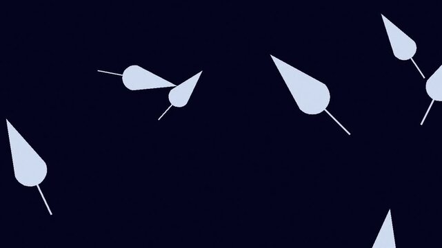 Fond de motif botanique cyanotype nuit prusse en boucle sans couture