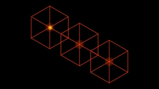 Abstract decentralized blockchain network nodes connecting in dark