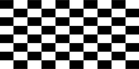 Obraz premium Checkered flag wave on white background design for sport race championship vector illustration.