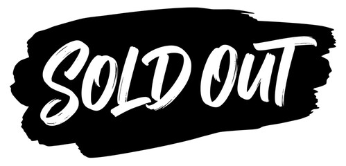 sold out, brush stroke © 정윤이