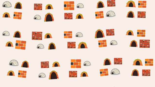 Igloos, Burrows, and Brick Walls Pattern