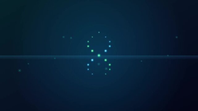 Seamless loop background motion graphics collection with abstract modern geometric, tech, and nature vector animations
