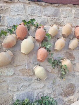 collection of ceramic pots