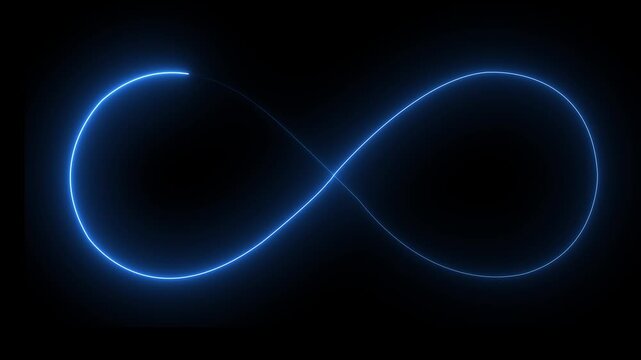 infinity neon looping animated icon infinity neon icon animated 4k