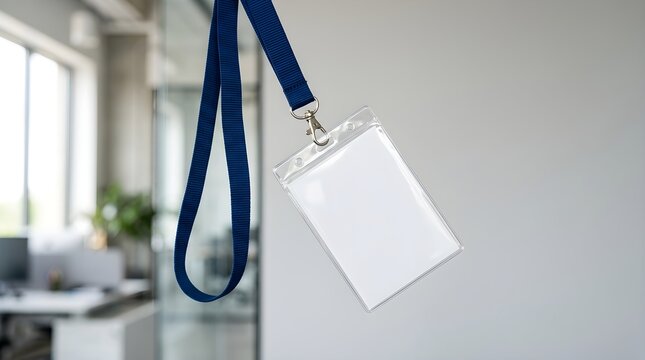 Business Badge with Lanyard for Conference or Identification