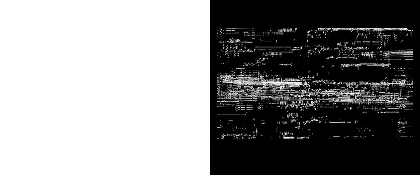 Vintage technical blueprint illustration on black background, antique engineering schematic drawing, retro industrial design plan with white lines