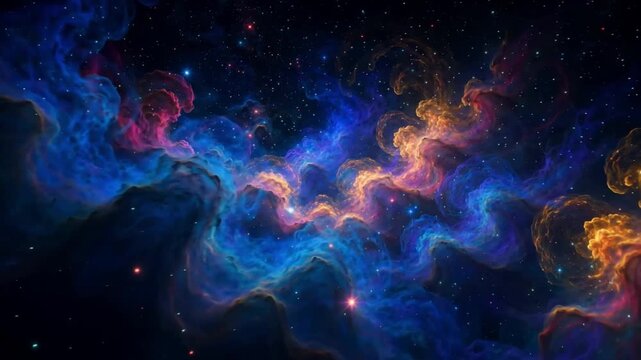 Galaxy nebula space colorful cosmic background