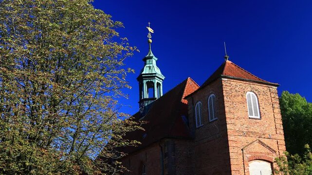 a historic building in ahrensburg germany 4k video