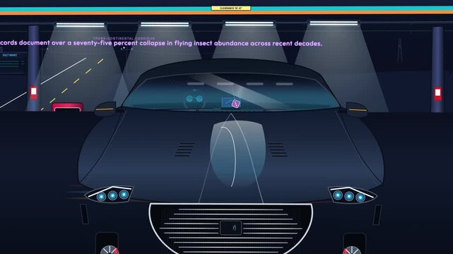 Educational animation explaining the windshield phenomenon and ecological collapse highlighting the drastic decline in flying insect abundance and its devastating impact on global food webs