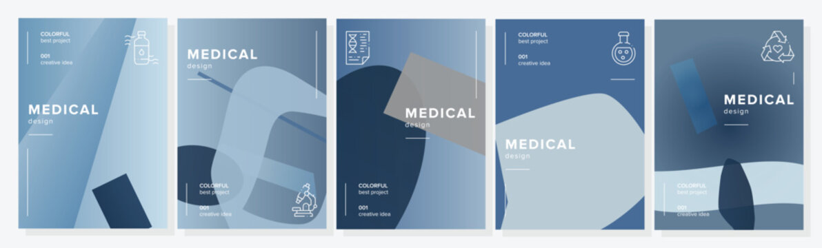 Border futureproof posterboard medical abstract geometric a4 poster. professionalism minimal, overlapping collection, aesthetic minimalizm, numbers translucency vector medical background illustration