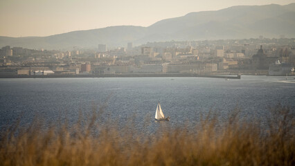 Voilier naviguant au large de Marseille © PPJ