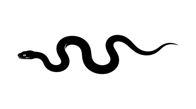 snake on white