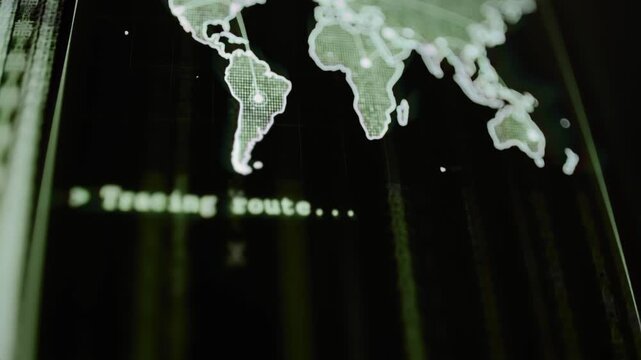 Route tracing sequence establishes a global network tunnel
