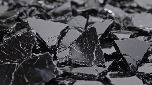 Black Ink Drop Expanding in Clear Water