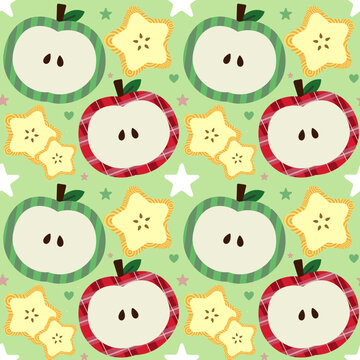 cozy apple pattern
