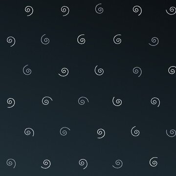 Bucle sin costuras: ilustraci&oacute;n de espiral de concha marina medianoche