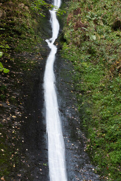 The White Lady Falls Lydford Gorge Dartmoor Devon 