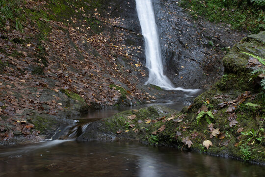 The White Lady Falls Lydford Gorge Dartmoor Devon 
