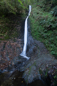 The White Lady Falls Lydford Gorge Dartmoor Devon 