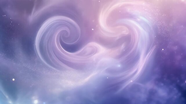 Smooth Swirling Opal Dust Particles Spreading Softly Across Frame