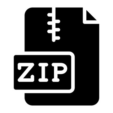 Vector Design Zip File Icon Style
