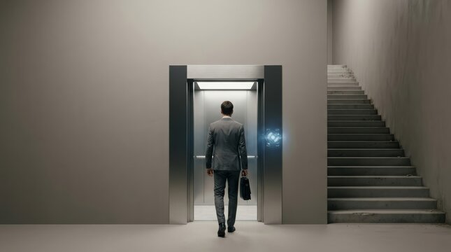 Conceptual business image showing how AI shortcuts may bypass the practice and learning required to develop human expertise