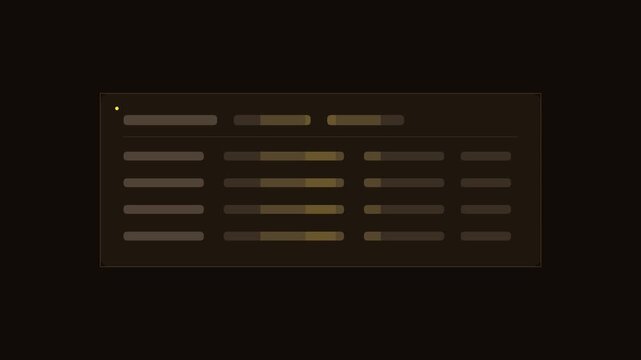 Enterprise SaaS Data Table Skeleton Loading Animation