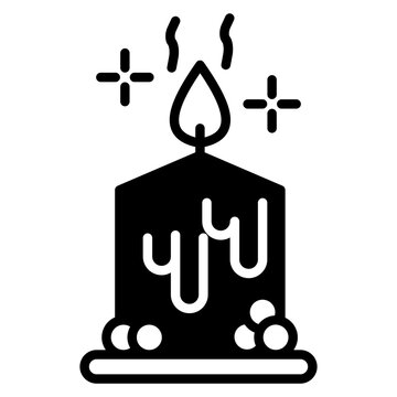 Candle light icon