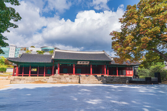 문묘-명륜당 대성전 뒤에 위치-성균관 대학교, 종로구, 서울, 대한민국