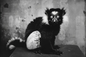 Fototapeta premium Lemur, photograph of the animal