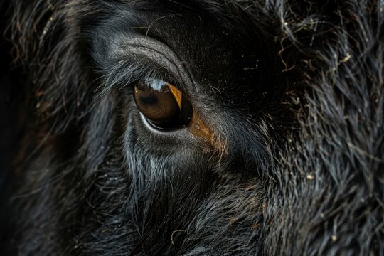 Muskox, photograph of the animal