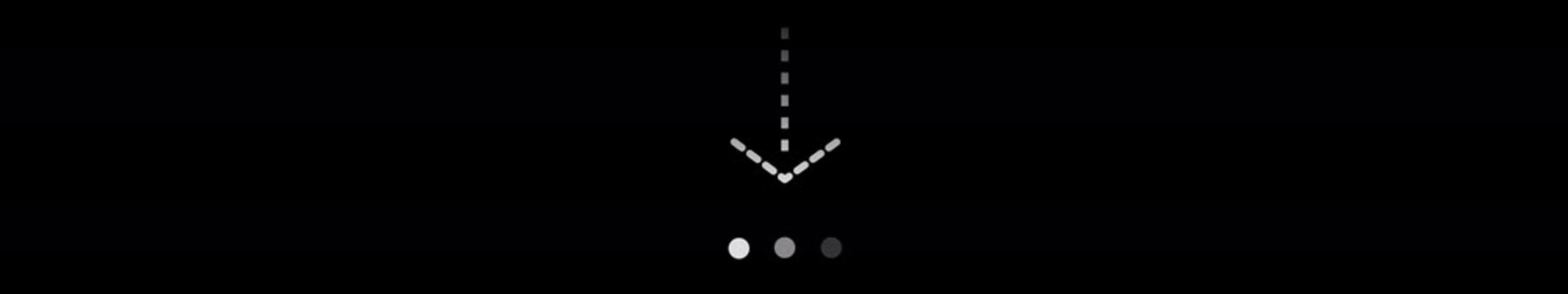 Boxes Download Icon Animation on Black Background. Download Progress, File Transfer, Web Interface Template. Seamless Loop Animation in 4K Ultrawide.
