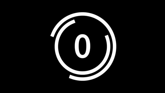 Minimal zero percentage icon representing absence, completion, or neutral value in business data.