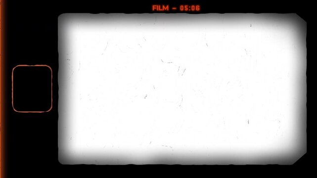 Super 8 mm Film with dust and scratches retro, for overlay your video 4K