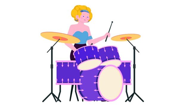 drummer playing the drum