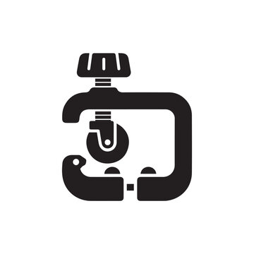 Pipe cutter tool icon plumbing cutting clamp
Pipe cutter icon for plumbing pipe cutting and clamp tool for installation.