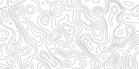 Topographic map background geographic line map with elevation assignments. Design illustration for wall art, fabric, packaging, web, banner, wallpaper. © Noor