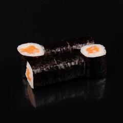 Gourmet Salmon Maki Sushi Rolls with Nori © Дмитрий Ульянов