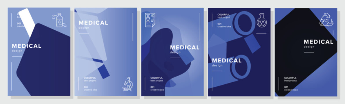 Flowing texture guide medical abstract geometric a4 poster. magazines graphical, post story, neutral direction, nature editable vector medical background illustration