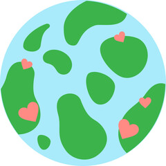 Fototapeta premium World Kindness Day Cute Vector Illustration
