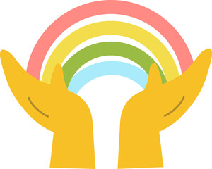 Fototapeta premium World Kindness Day Cute Vector Illustration