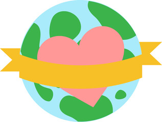Fototapeta premium World Kindness Day Cute Vector Illustration