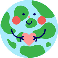 Fototapeta premium World Kindness Day Cute Vector Illustration