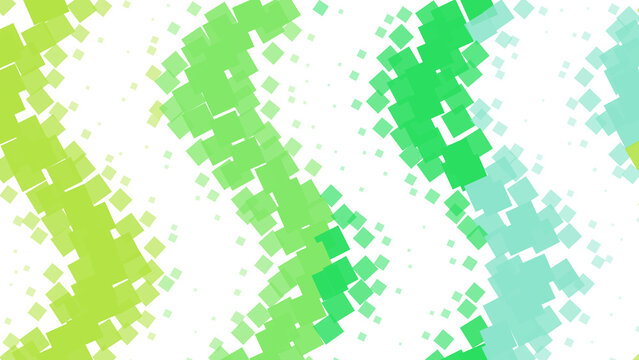 Abstract background, with wavy lines, of green and, teal squares on, a black backdrop, for digital and, web page isolated on a transparent background