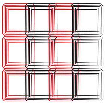Square-shaped colorful vector icon illustration